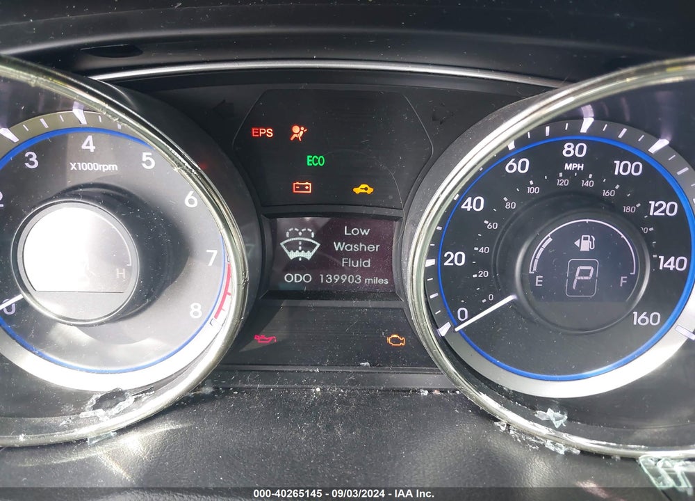 2012 HYUNDAI SONATA SE VIN: 5NPEC4AC3CH427788
