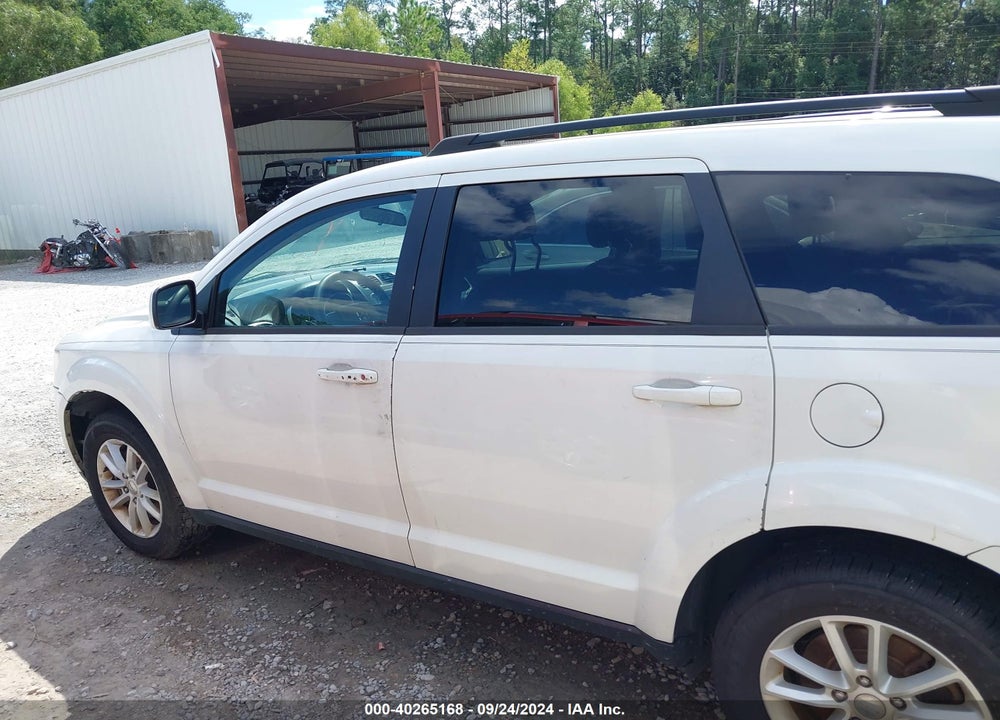 2016 DODGE JOURNEY SXT VIN: 3C4PDCBG3GT123092