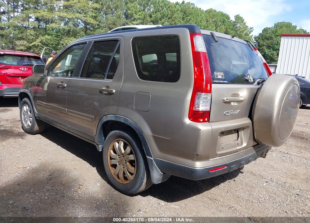 2005 HONDA CR-V SE VIN: JHLRD78965C036694