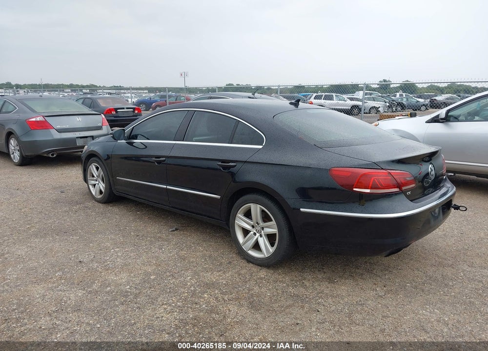 2013 VOLKSWAGEN CC 2.0T SPORT VIN: WVWBN7ANXDE548464