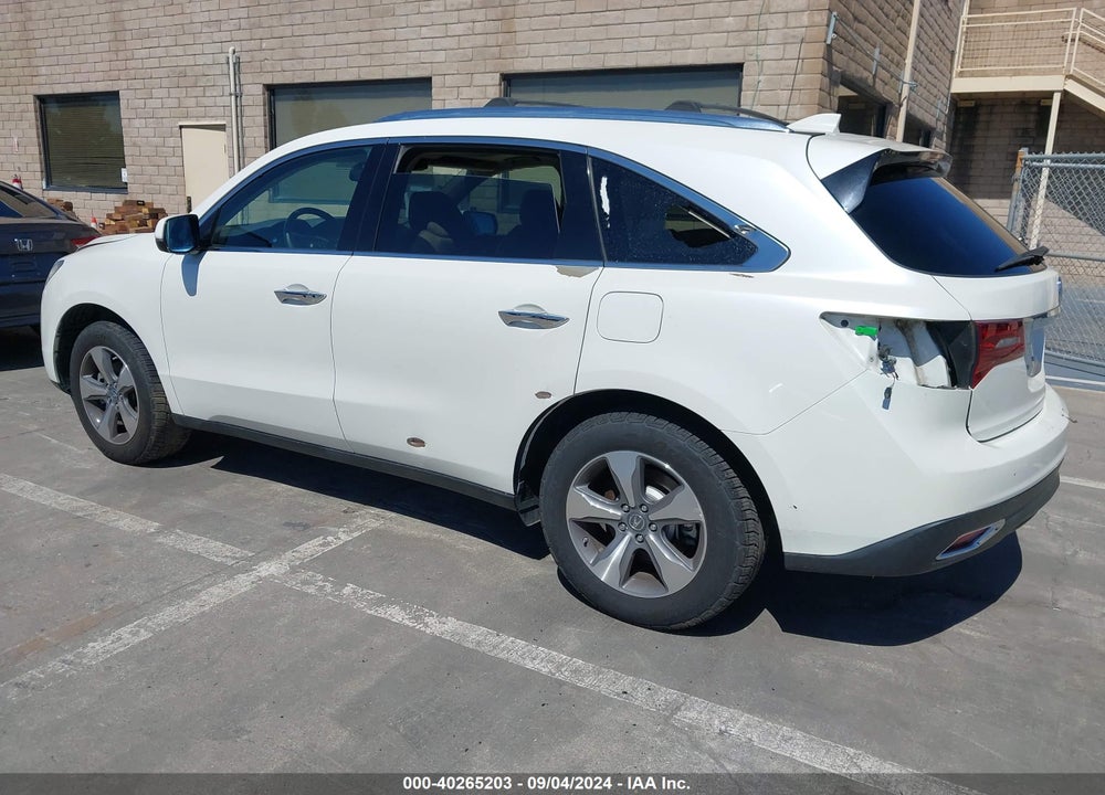 2014 ACURA MDX VIN: 5FRYD4H20EB017358