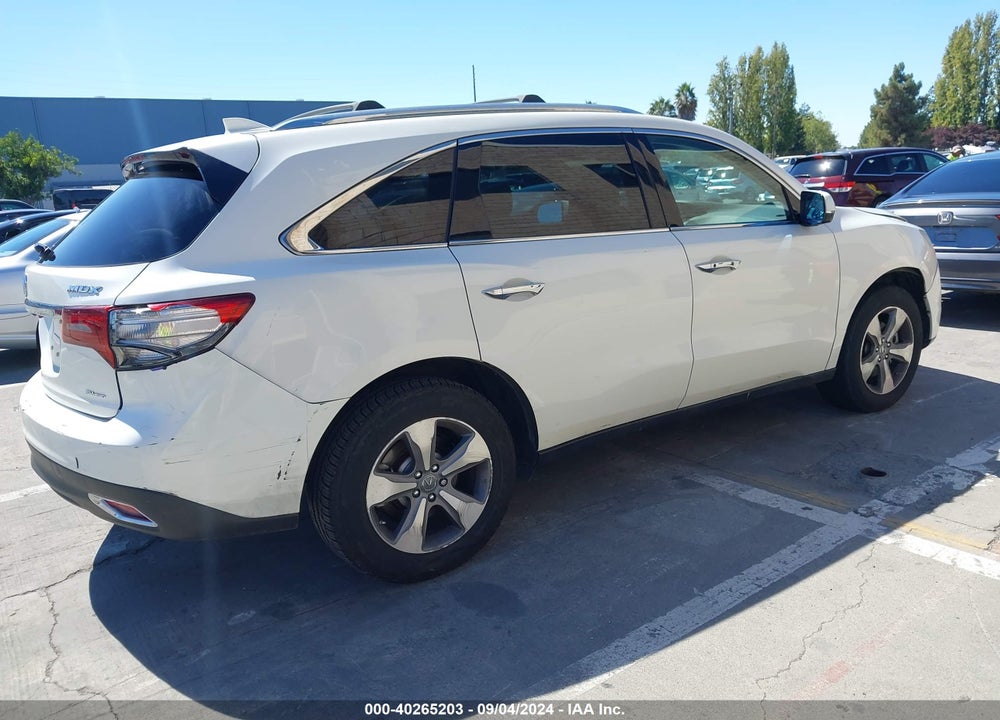 2014 ACURA MDX VIN: 5FRYD4H20EB017358