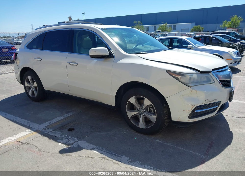 2014 ACURA MDX VIN: 5FRYD4H20EB017358