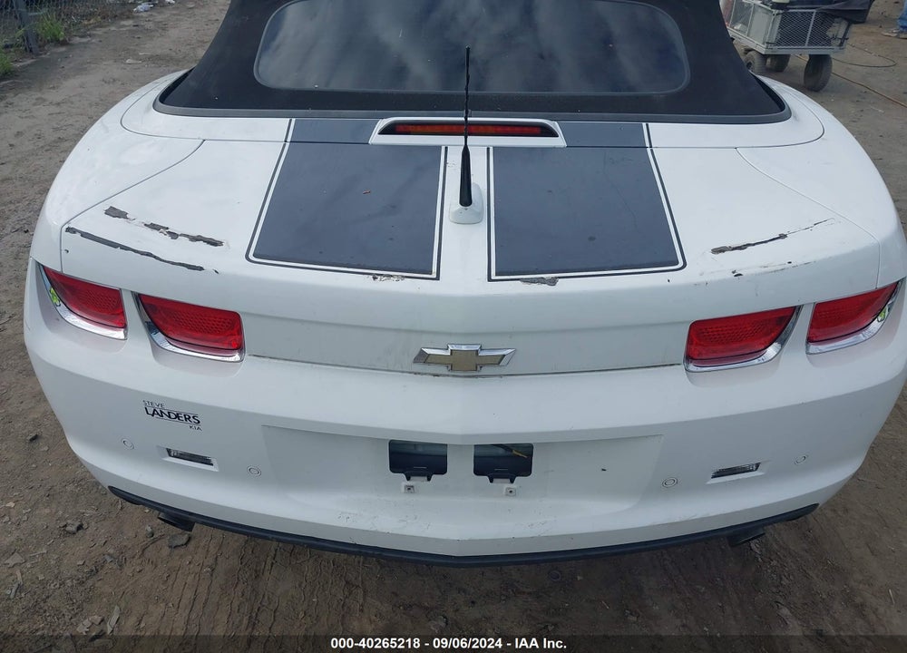 2011 CHEVROLET CAMARO 1LT VIN: 2G1FB3DD2B9191098