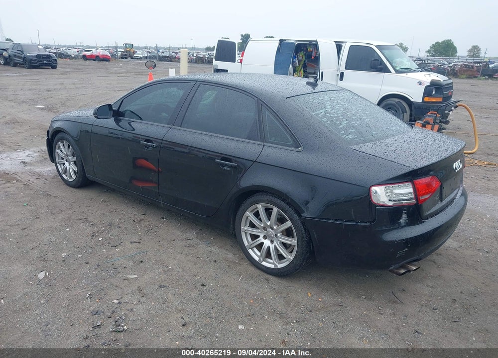 2011 AUDI A4 2.0T PREMIUM VIN: WAUEFAFL9BN036283