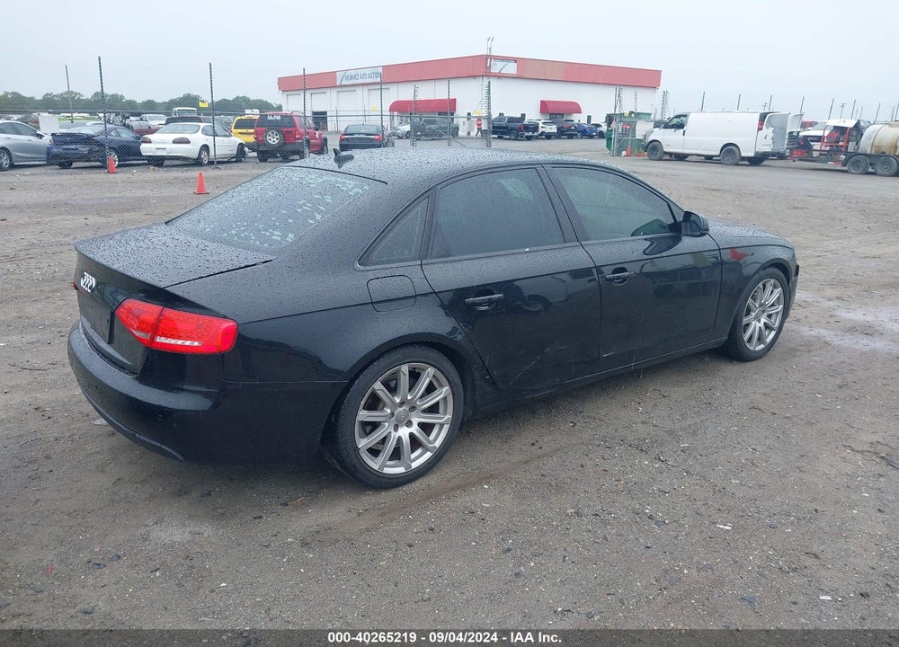 2011 AUDI A4 2.0T PREMIUM VIN: WAUEFAFL9BN036283