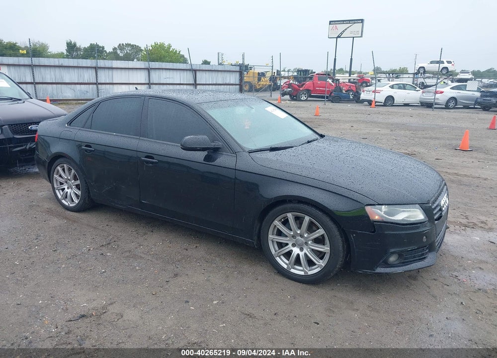 2011 AUDI A4 2.0T PREMIUM VIN: WAUEFAFL9BN036283
