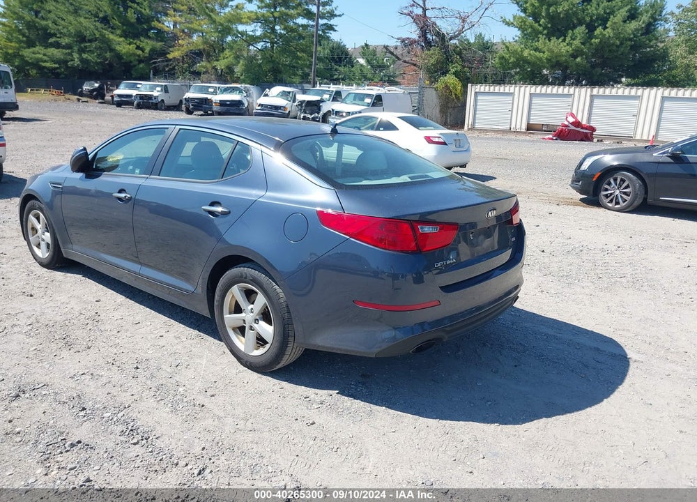 2015 KIA OPTIMA LX VIN: KNAGM4A75F5553452
