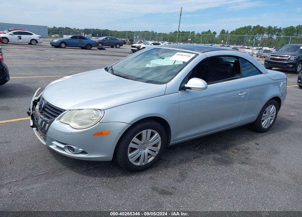 2008 VOLKSWAGEN EOS KOMFORT VIN: WVWBA71F58V028134
