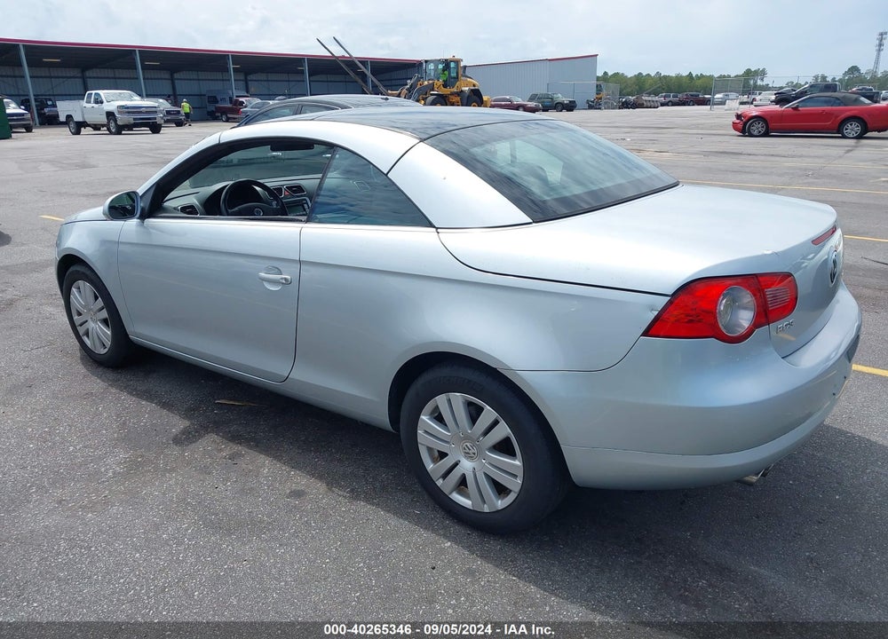 2008 VOLKSWAGEN EOS KOMFORT VIN: WVWBA71F58V028134