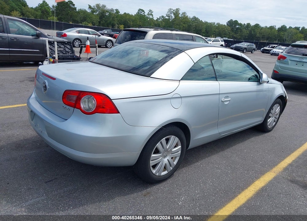 2008 VOLKSWAGEN EOS KOMFORT VIN: WVWBA71F58V028134