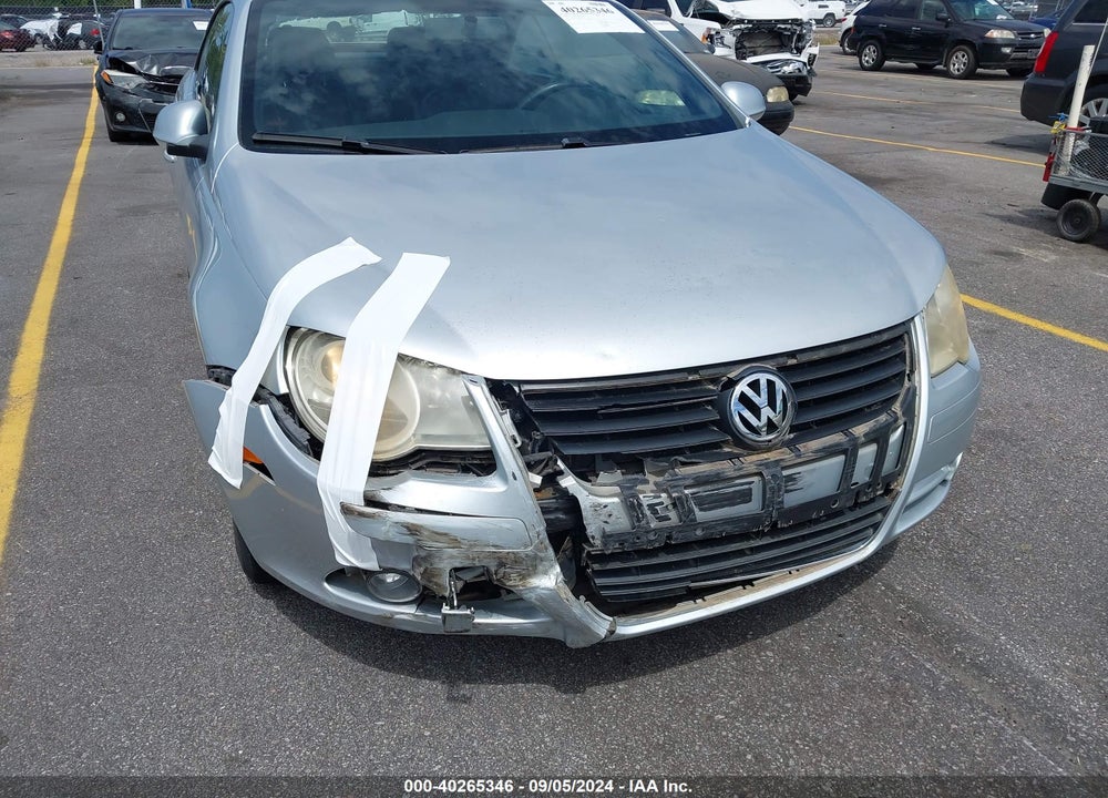 2008 VOLKSWAGEN EOS KOMFORT VIN: WVWBA71F58V028134