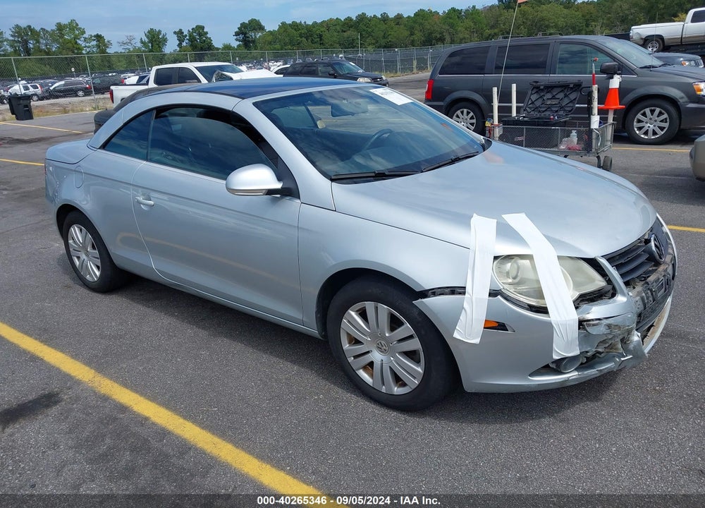 2008 VOLKSWAGEN EOS KOMFORT VIN: WVWBA71F58V028134
