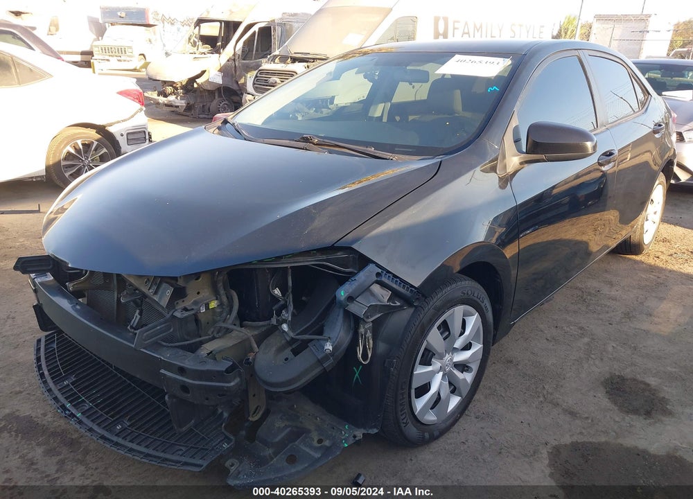 2016 TOYOTA COROLLA LE VIN: 5YFBURHE4GP525693