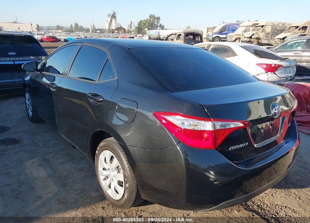 2016 TOYOTA COROLLA LE VIN: 5YFBURHE4GP525693