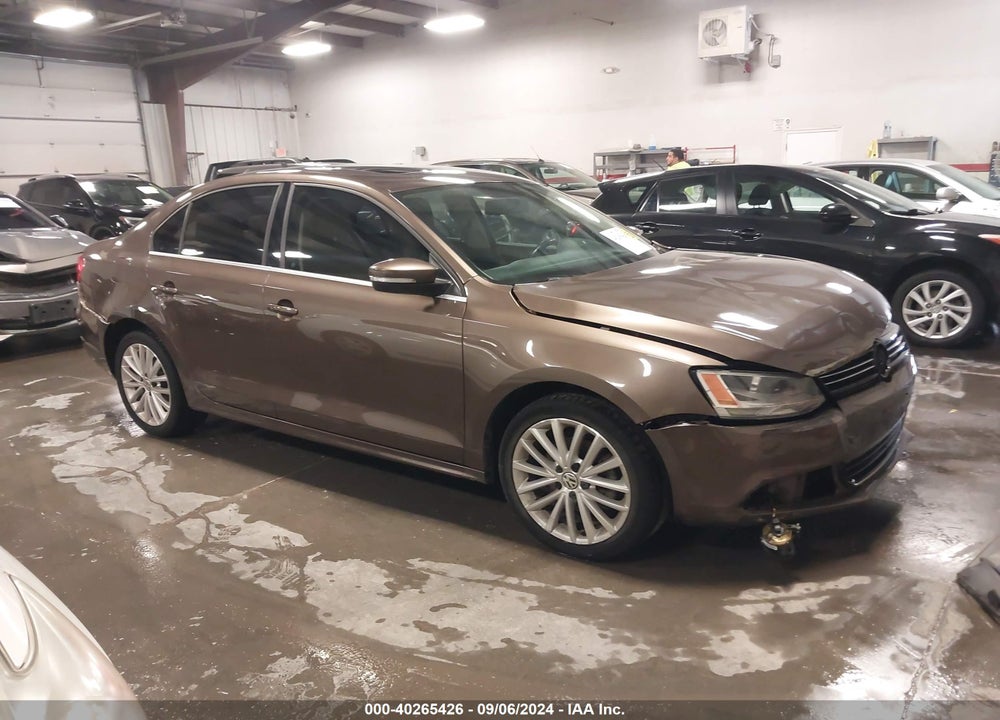 2012 VOLKSWAGEN JETTA 2.5L SEL VIN: 3VWLP7AJ1CM416663