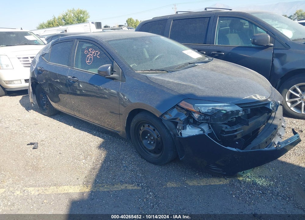 2018 TOYOTA COROLLA LE VIN: 2T1BURHE4JC051655