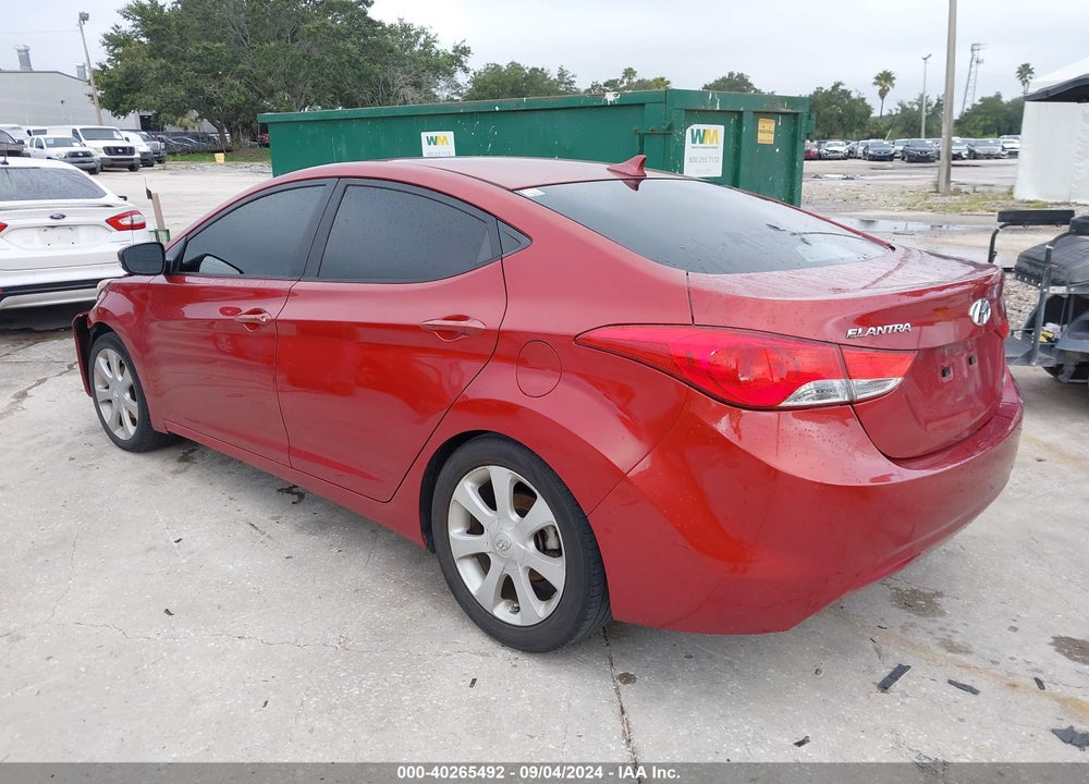 2013 HYUNDAI ELANTRA LIMITED VIN: KMHDH4AE0DU805373