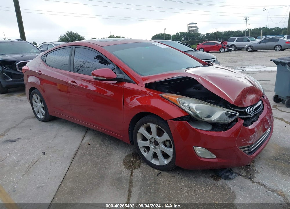 2013 HYUNDAI ELANTRA LIMITED VIN: KMHDH4AE0DU805373