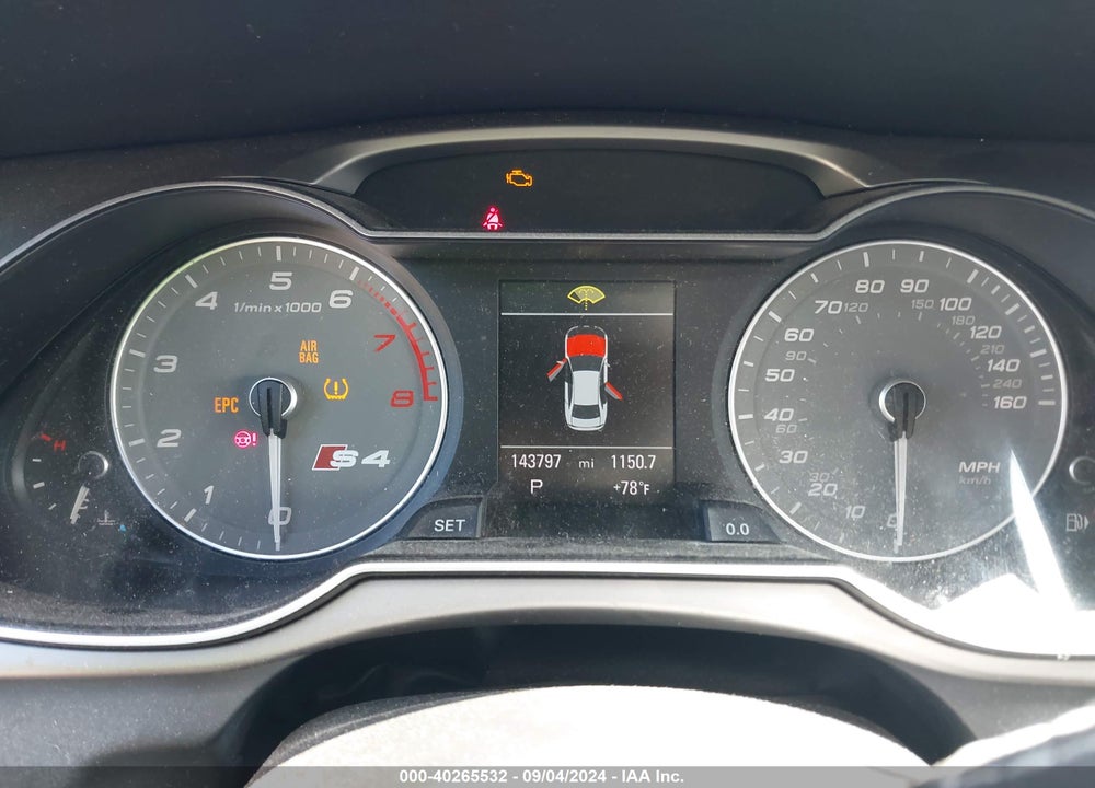 2013 AUDI S4 3.0T PREMIUM PLUS VIN: WAUBGAFL3DA056832