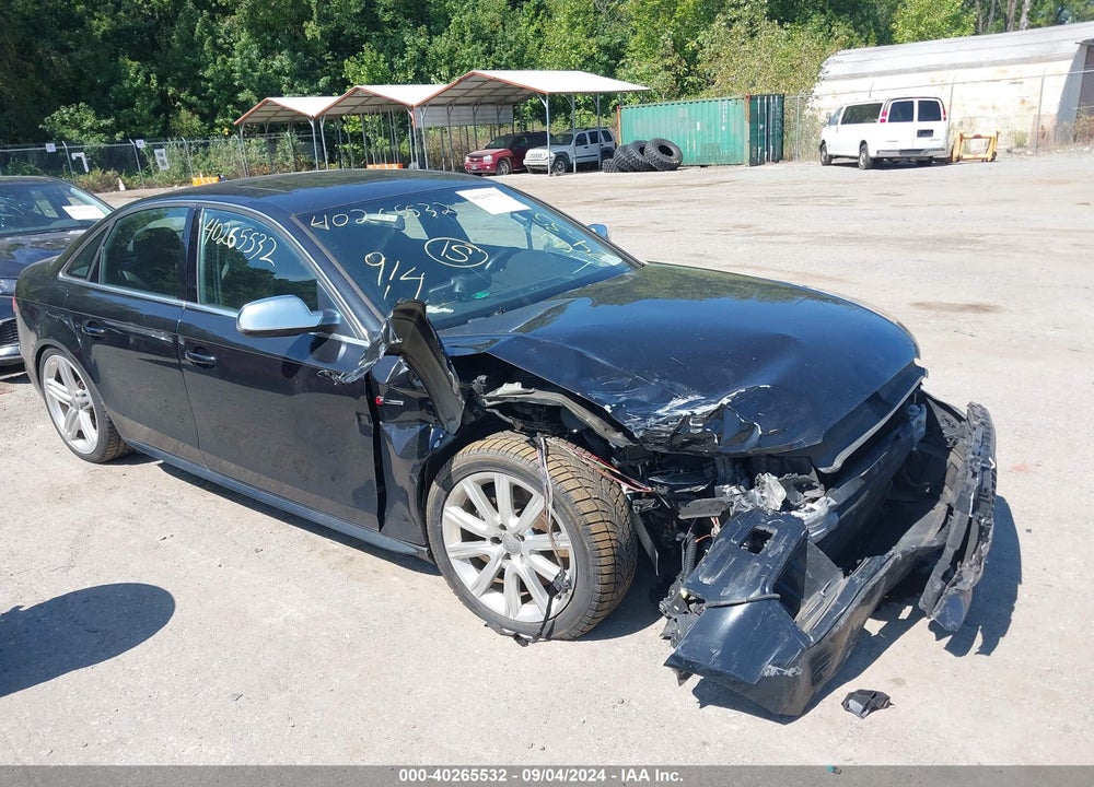 2013 AUDI S4 3.0T PREMIUM PLUS VIN: WAUBGAFL3DA056832