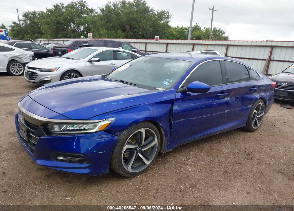 2019 HONDA ACCORD SPORT VIN: 1HGCV1F34KA167420