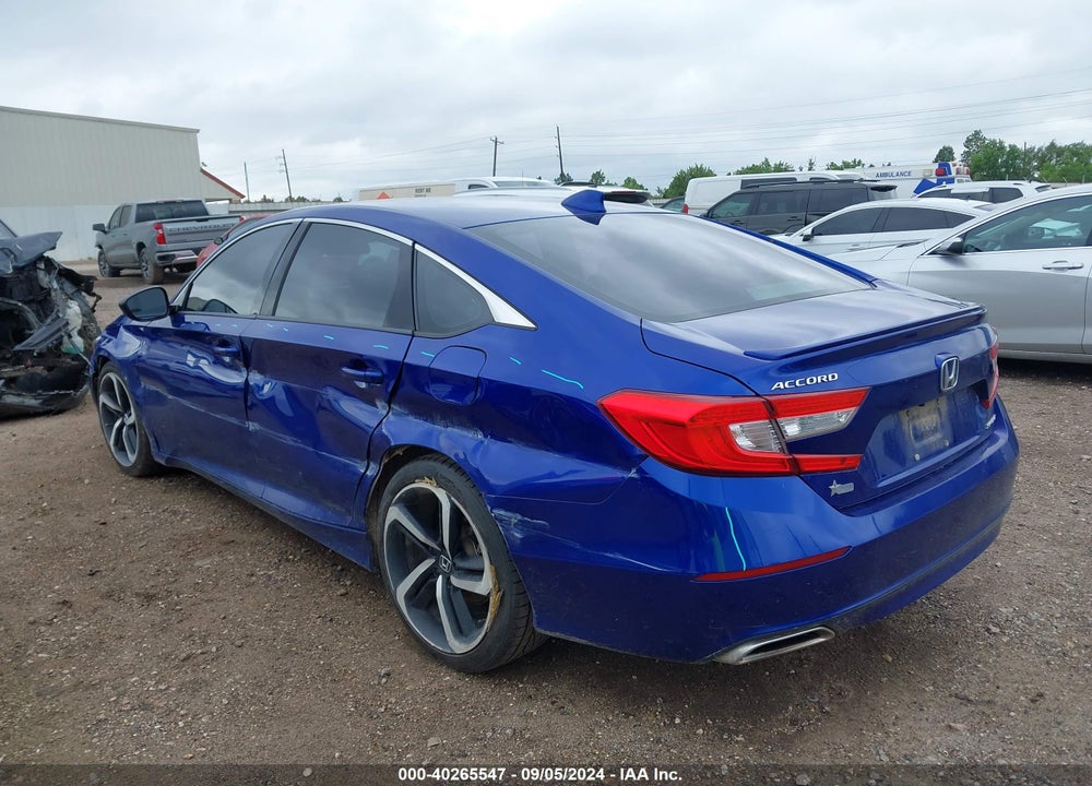 2019 HONDA ACCORD SPORT VIN: 1HGCV1F34KA167420