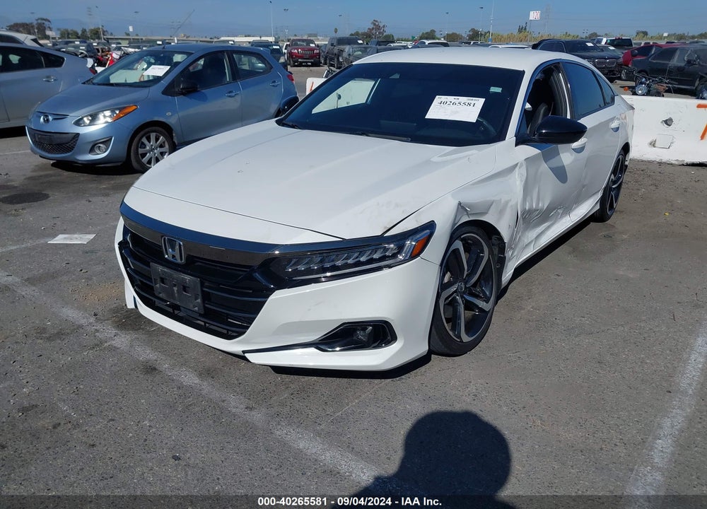 2022 HONDA ACCORD SPORT VIN: 1HGCV1F30NA046050