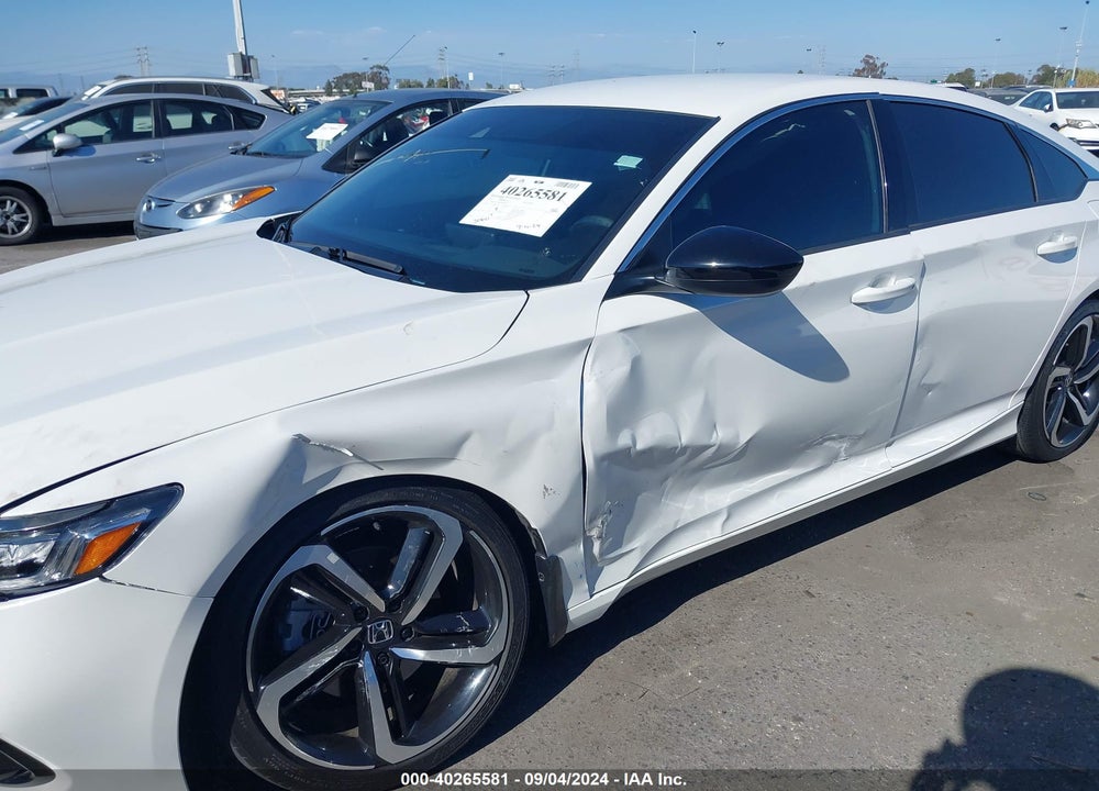 2022 HONDA ACCORD SPORT VIN: 1HGCV1F30NA046050