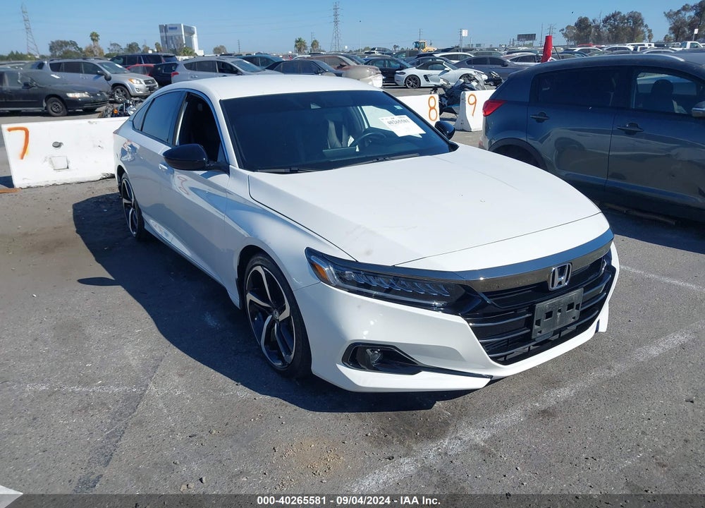2022 HONDA ACCORD SPORT VIN: 1HGCV1F30NA046050