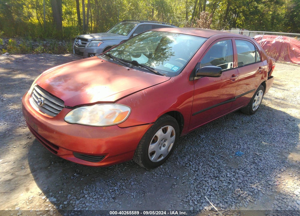 2003 TOYOTA COROLLA VIN: 2T1BR32E43C156187