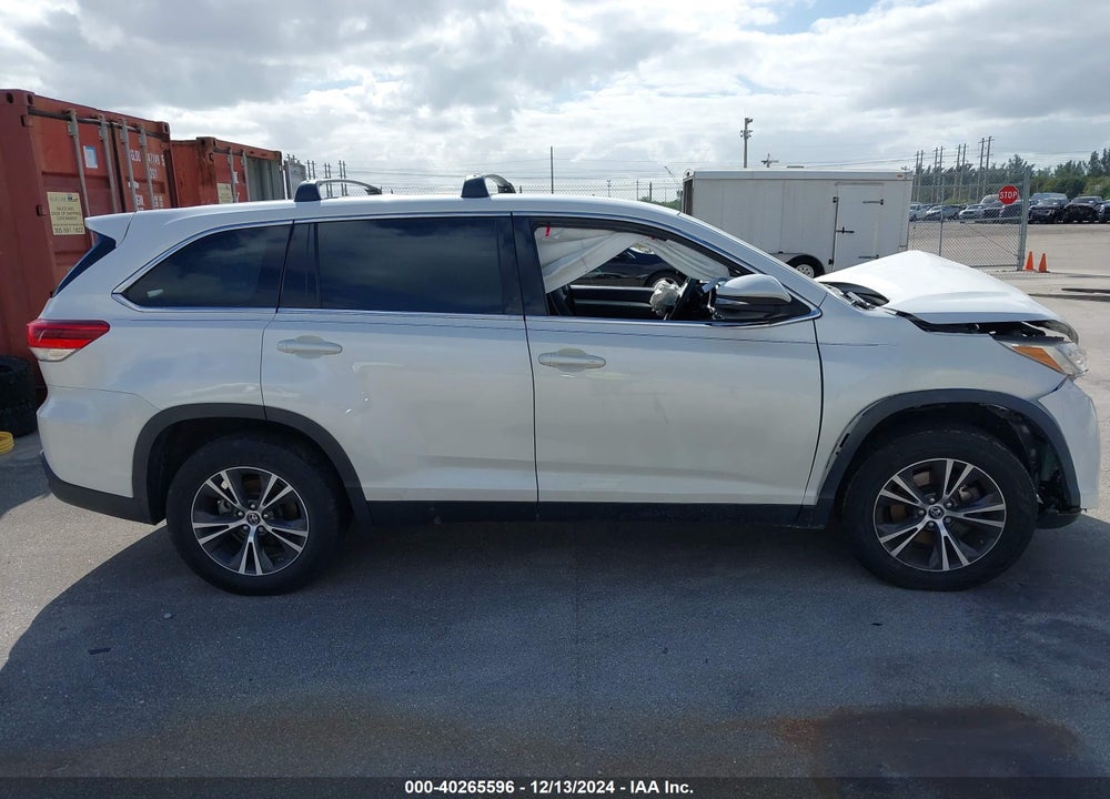 2019 TOYOTA HIGHLANDER LE VIN: 5TDZARFH7KS052764