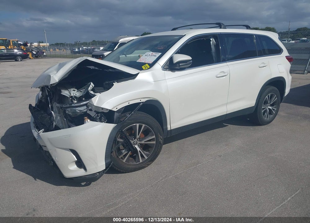 2019 TOYOTA HIGHLANDER LE VIN: 5TDZARFH7KS052764