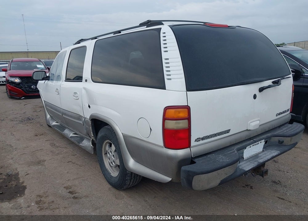 2002 CHEVROLET SUBURBAN 1500 LT VIN: 3GNEC16Z22G139741