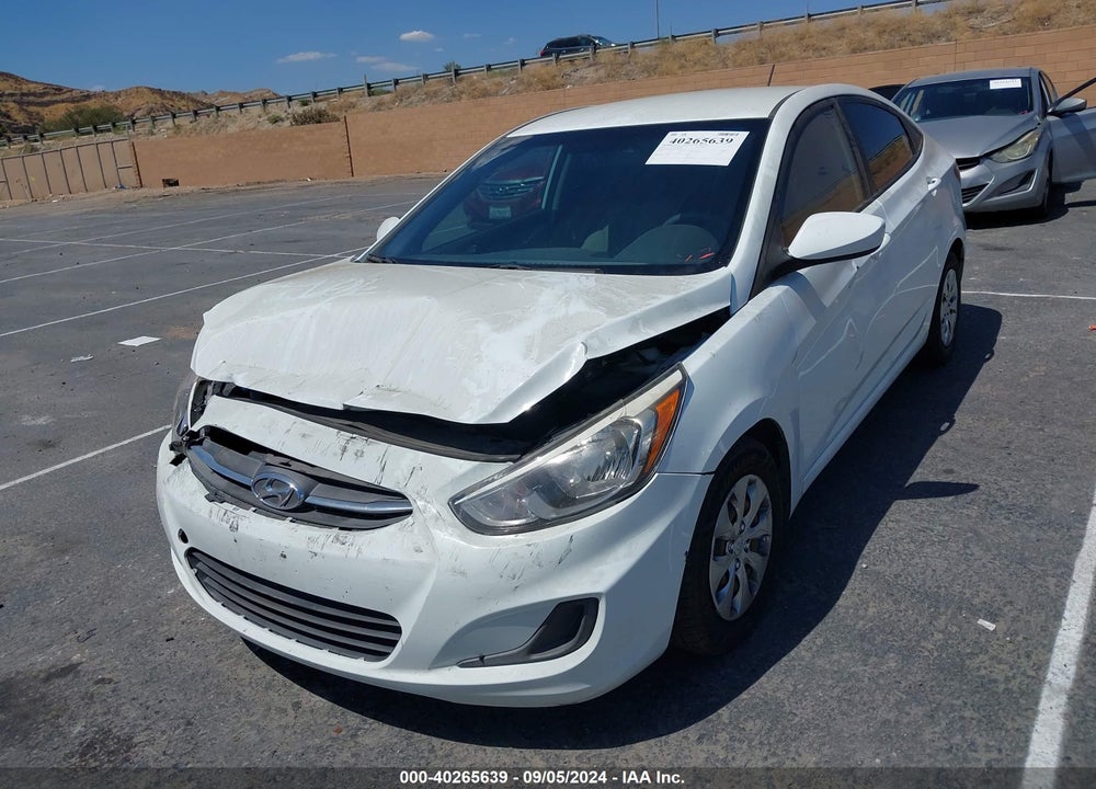 2016 HYUNDAI ACCENT VIN: KMHCT4AE4GU018506