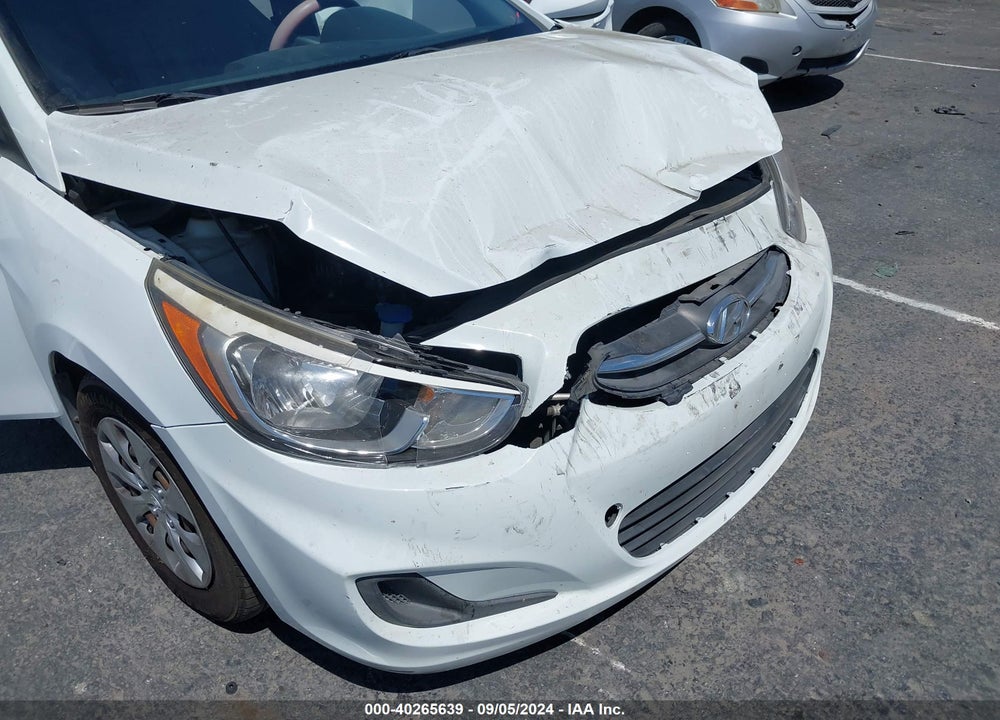 2016 HYUNDAI ACCENT VIN: KMHCT4AE4GU018506