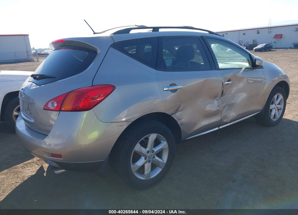2010 NISSAN MURANO SL VIN: JN8AZ1MW2AW116236