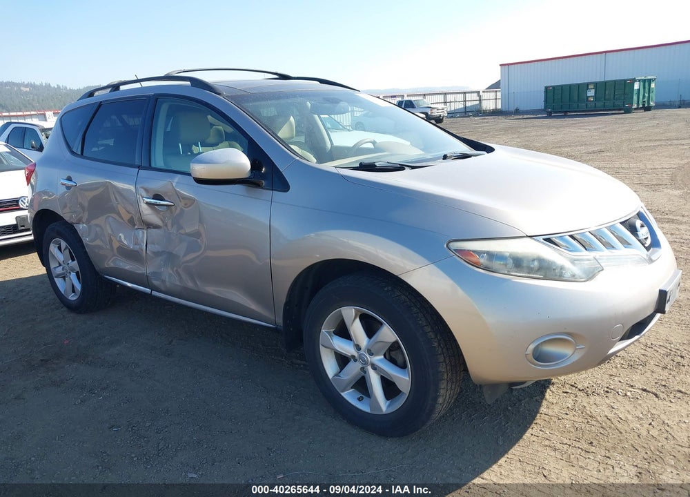 2010 NISSAN MURANO SL VIN: JN8AZ1MW2AW116236