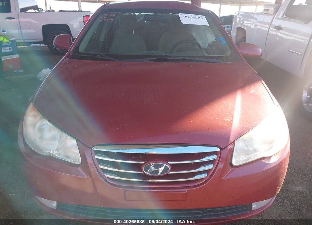 2010 HYUNDAI ELANTRA GLS VIN: KMHDU4AD7AU126795
