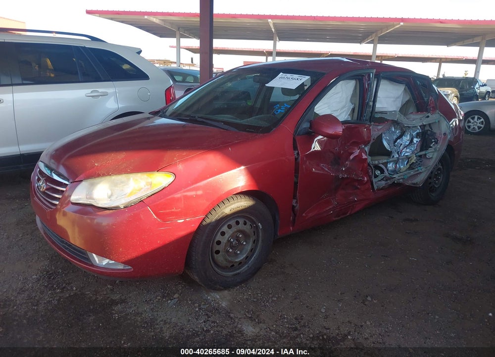 2010 HYUNDAI ELANTRA GLS VIN: KMHDU4AD7AU126795