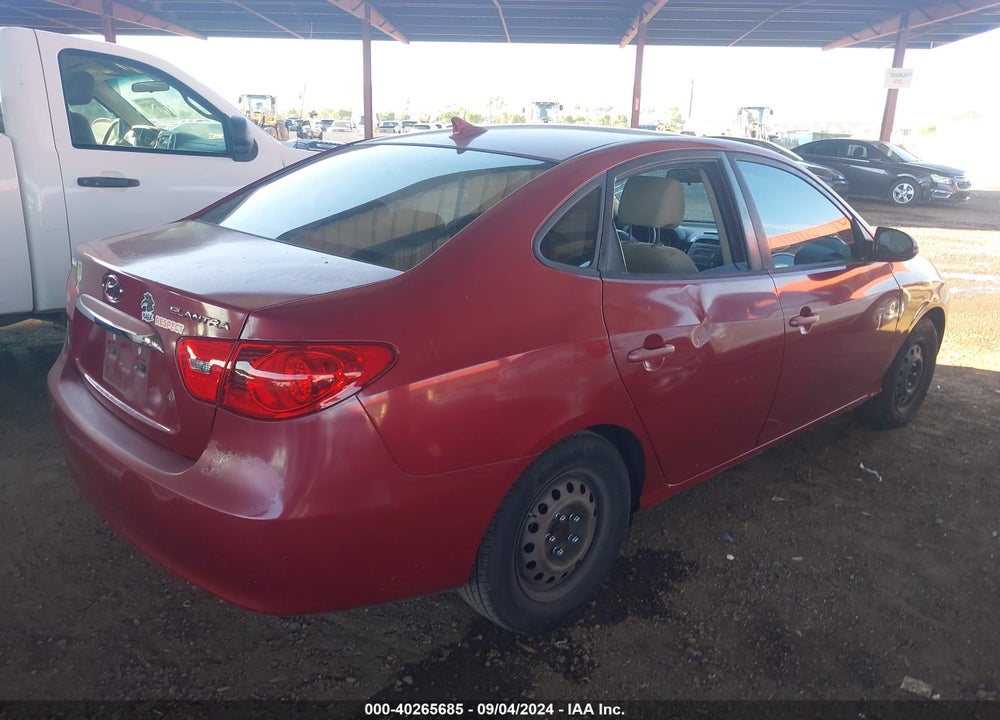 2010 HYUNDAI ELANTRA GLS VIN: KMHDU4AD7AU126795