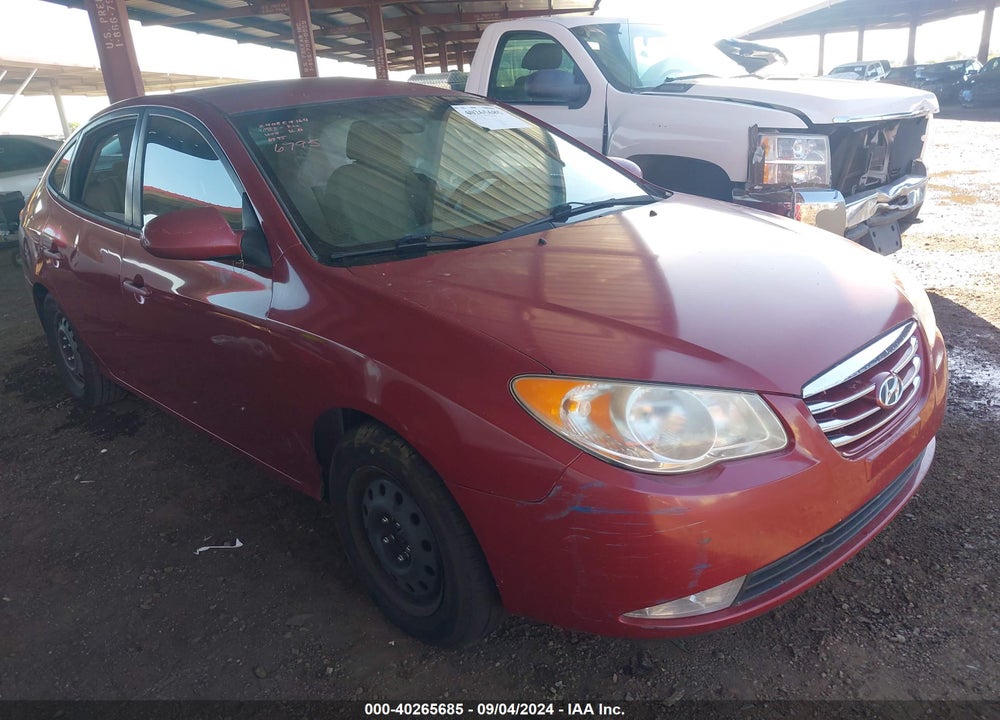 2010 HYUNDAI ELANTRA GLS VIN: KMHDU4AD7AU126795