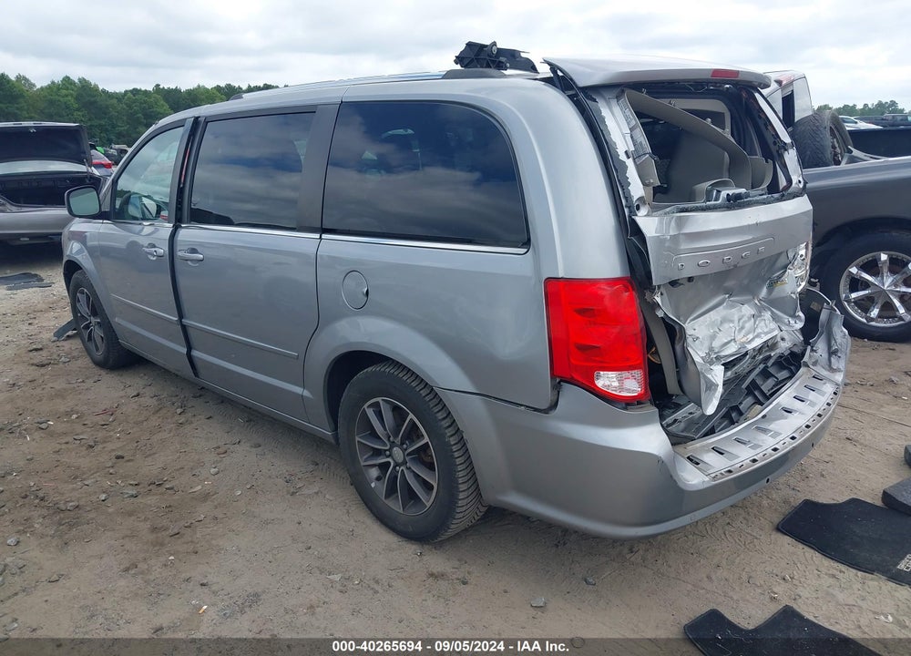 2017 DODGE GRAND CARAVAN SXT VIN: 2C4RDGCG6HR730851