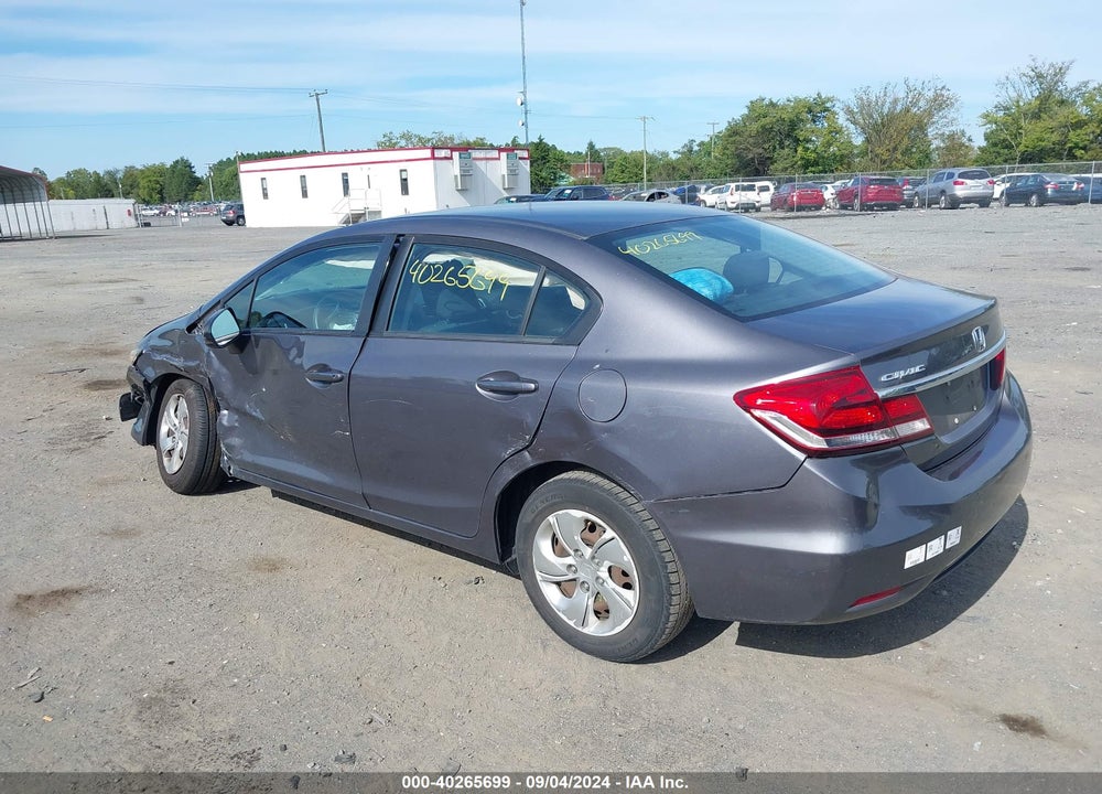 2014 HONDA CIVIC LX VIN: 19XFB2F59EE217015