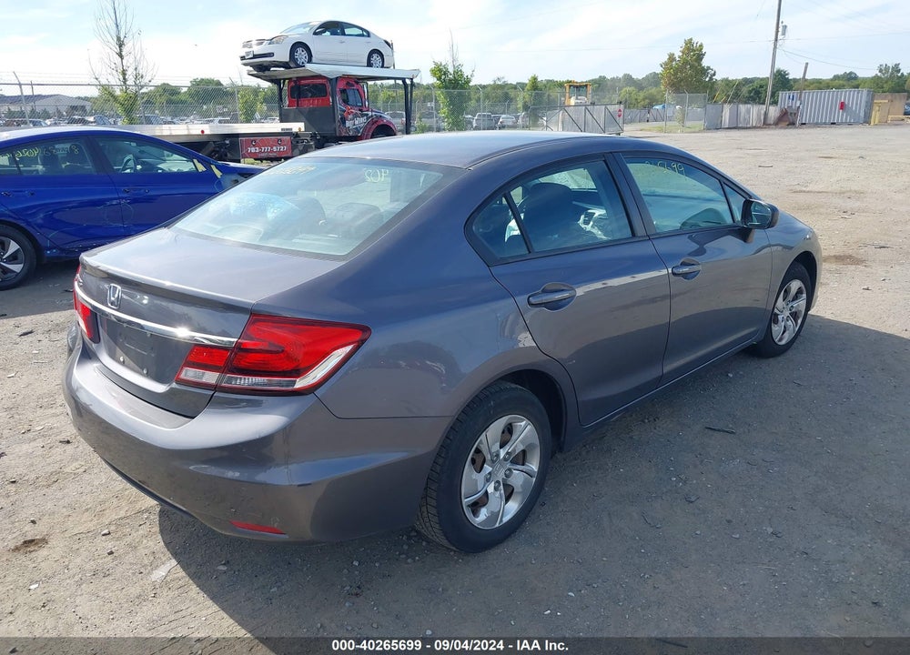 2014 HONDA CIVIC LX VIN: 19XFB2F59EE217015