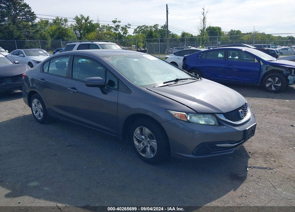 2014 HONDA CIVIC LX VIN: 19XFB2F59EE217015