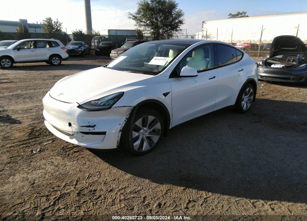 2021 TESLA MODEL Y LONG RANGE DUAL MOTOR ALL-WHEEL DRIVE VIN: 5YJYGDEE9MF303439