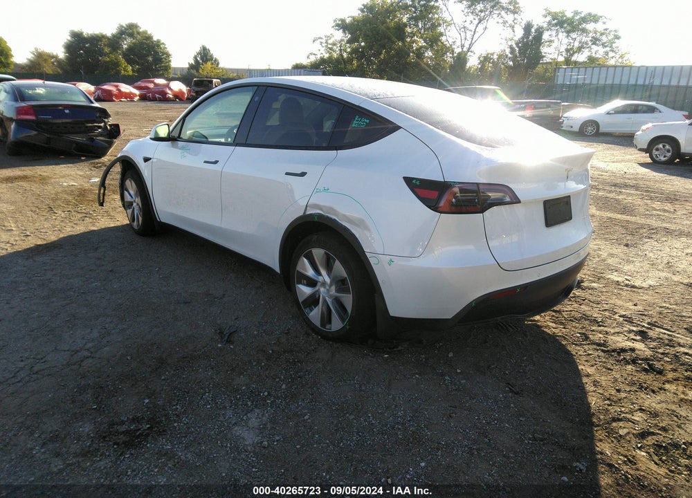 2021 TESLA MODEL Y LONG RANGE DUAL MOTOR ALL-WHEEL DRIVE VIN: 5YJYGDEE9MF303439