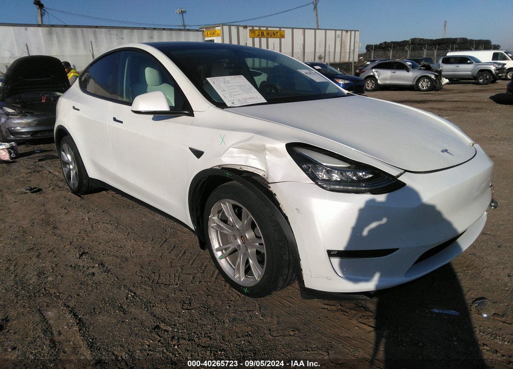 2021 TESLA MODEL Y LONG RANGE DUAL MOTOR ALL-WHEEL DRIVE VIN: 5YJYGDEE9MF303439