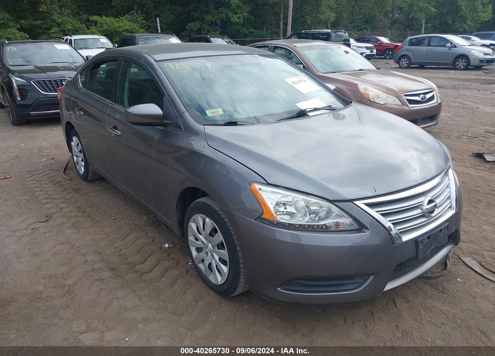 2015 NISSAN SENTRA S VIN: 3N1AB7AP2FY255009